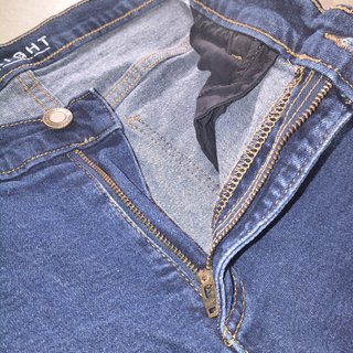 Jeans Donna M&S Taglia 44 Blu Dritto Lunghi