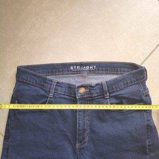 Jeans Donna M&S Taglia 44 Blu Dritto Lunghi