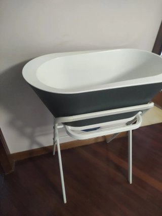 Bañera de bebé con soporte