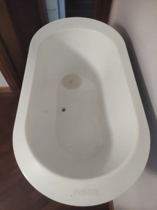 Bañera de bebé con soporte