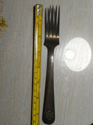 Juego cubiertos antiguos plata