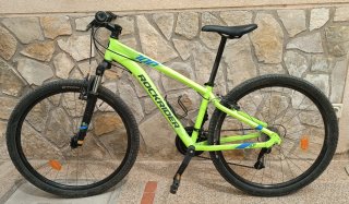 Bicicleta Rockrider ST 100 amarilla talla S