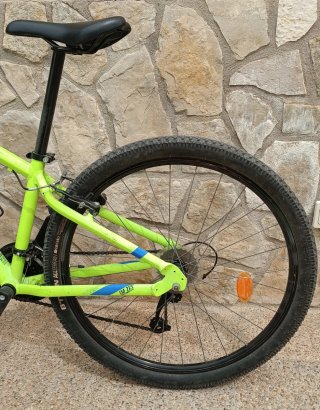 Bicicleta Rockrider ST 100 amarilla talla S