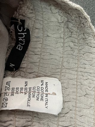 Pantalón baggy beige piedra talla M pequeña