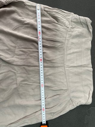 Pantalón baggy beige piedra talla M pequeña