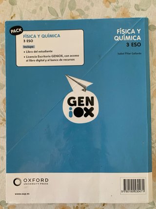 Lote 5 Libros 3 ESO Física, Biología, Geog, Lengua