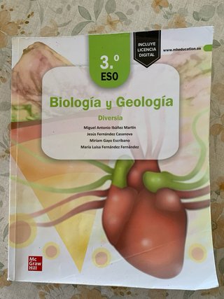 Lote 5 Libros 3 ESO Física, Biología, Geog, Lengua
