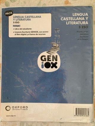 Lote 5 Libros 3 ESO Física, Biología, Geog, Lengua
