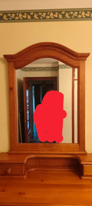 Conjunto dormitorio provenzal madera