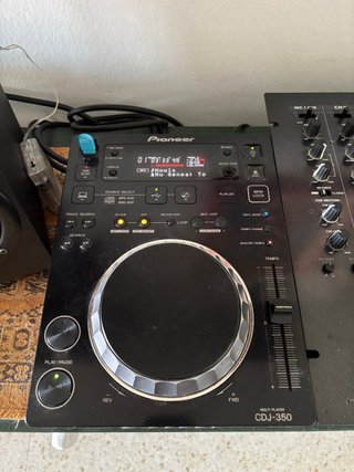 Pioneer CDJ-350 Reproductor DJ Negro de Segunda mano por 300 EUR