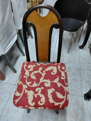 Mesa antigua madera + 6 sillas