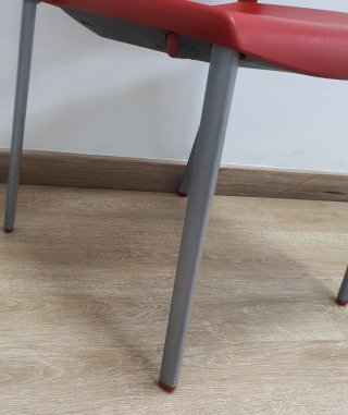 Sillas Rojas SPACIO de Plástico Resistente