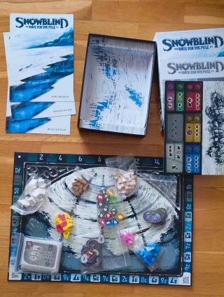 Boardgames: Black Hills, Dice Drivin y Snowblind