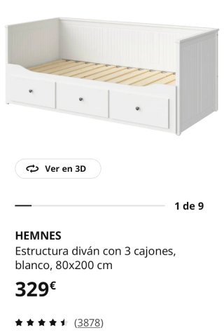 Cama Diván Individual