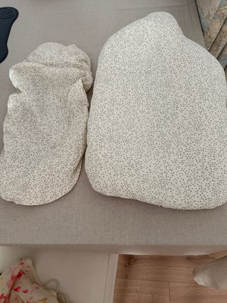 Saco Minicoton bebé estampado y bajera