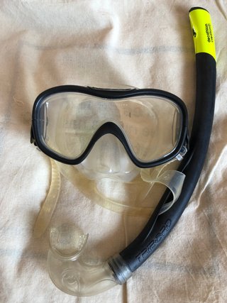 Kit Snorkel Aletas, Gafas + Tubo + Red