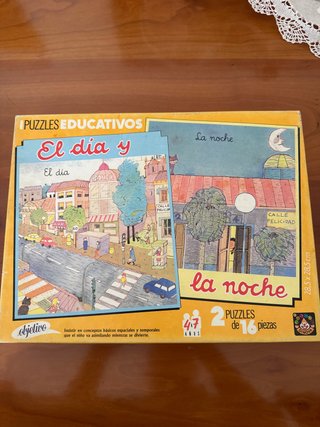 Puzzles Educativos El Día y La Noche