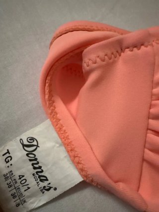 Costume da bagno donna arancione/rosa