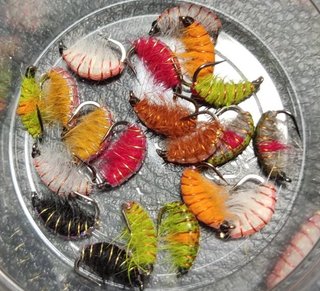 Ninfas de pesca para trucha