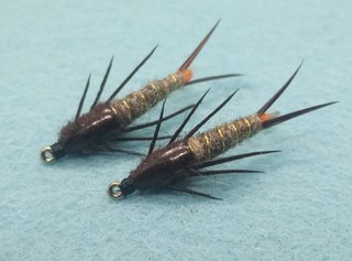 Ninfas de pesca para trucha