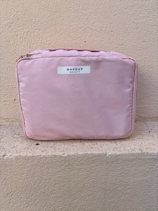 Neceser rosa acolchado + mini neceser