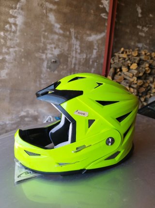 Casco Shiro SH-204 Xtreme Amarillo Talla M (56-58)