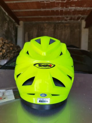 Casco Shiro SH-204 Xtreme Amarillo Talla M (56-58)