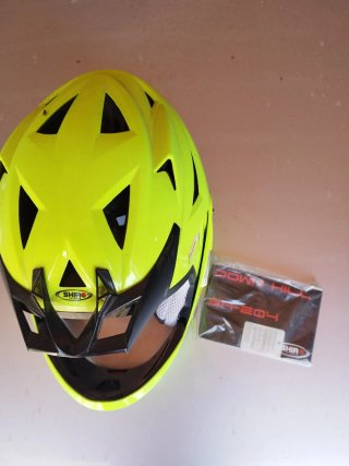 Casco Shiro SH-204 Xtreme Amarillo Talla M (56-58)
