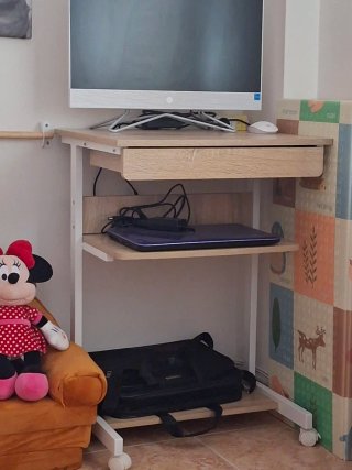 Mesa auxiliar portátil para PC/impresora