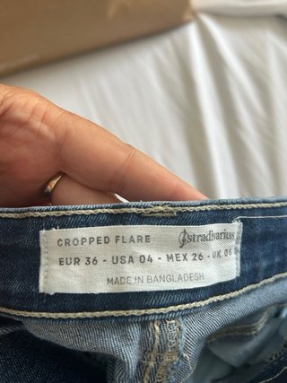Pantalón vaquero recto azul