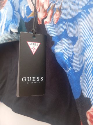 Top Guess floral manga larga L