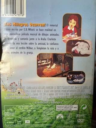 DVD Las Aventuras de Wilbur y Charlotte