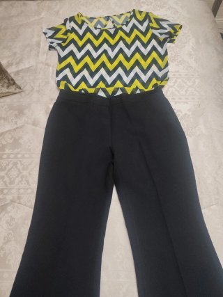 Set estivo donna pantalone + blusa M