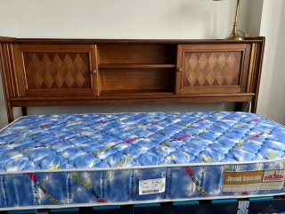 Cabecero de cama francés de madera