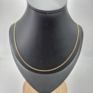 Cadena de Oro 18K, Bilbao fina, 4,16gr, 55cm