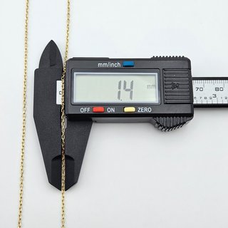 Cadena de Oro 18K, Bilbao fina, 4,16gr, 55cm