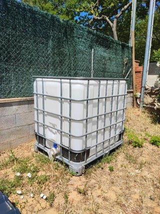 Depósito agua 1000L IBC