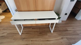 Escritorio o consola recibidor Ikea Burs Blanco