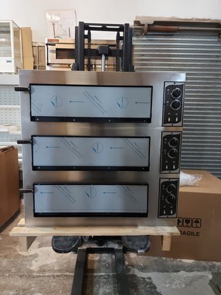 HORNO ELECTRICO PARA 1+1+1 PIZZA DE 45 CM