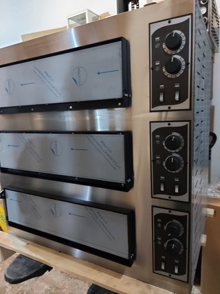 HORNO ELECTRICO PARA 1+1+1 PIZZA DE 45 CM