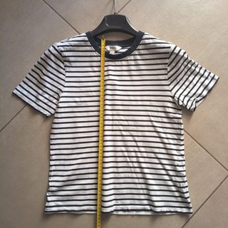 T-shirt M&S Donna Taglia 38 Righe Bianche Nere