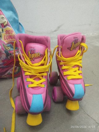Patines niña Soy Luna Talla 30-31 Ruedas Paralelas