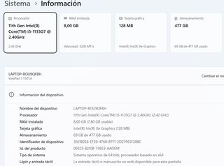 Portátil Lenovo IdeaPad 3 15'