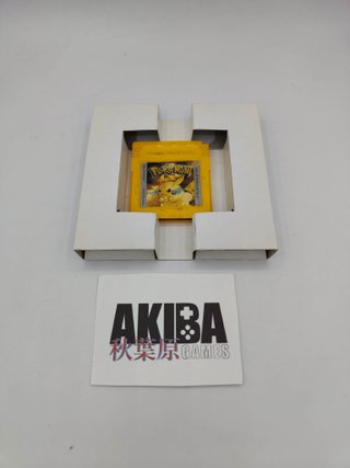 Pokémon Amarillo Edición Especial Pikachu GameBoy