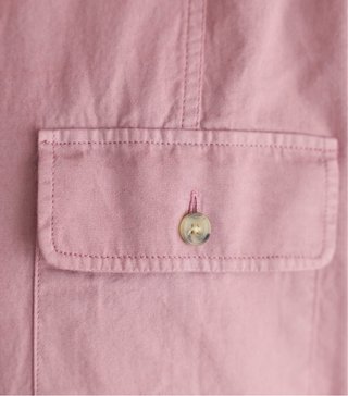 Camisa algodón dos bolsillos merlot