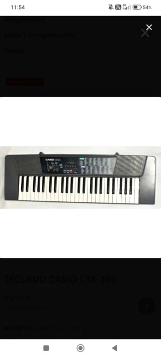 Teclado Casio CTK-100