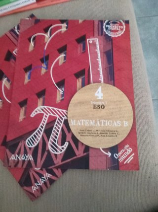 Libro de matemáticas 4° Eso