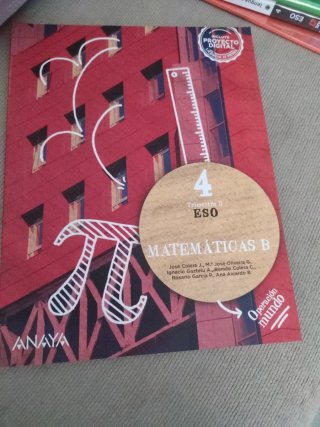 Libro de matemáticas 4° Eso