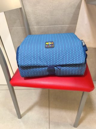Trona portátil Tuc Tuc azul con peces