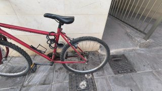 Bicicleta Montaña/Urbana Roja